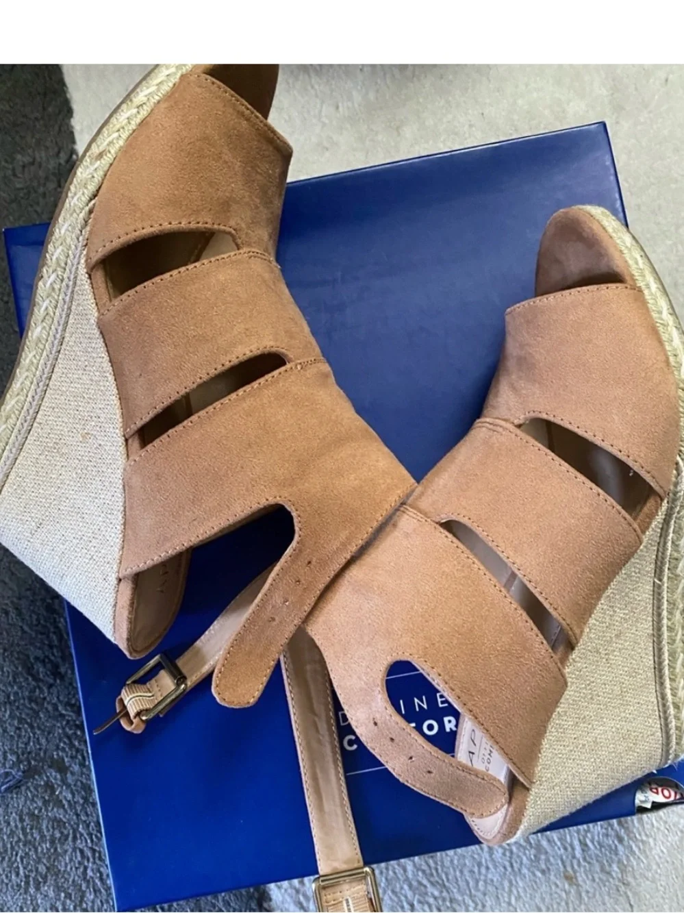 Apt.9 Wedge Sandals Cutout Sandal 7.5 
